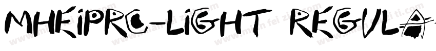 MHeiPRC-Light Regula字体转换